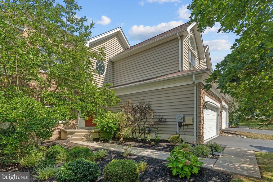 Welcome home to this beautiful updated & upgraded spacious carriage home in the highly sought after Unionville-Chadds Ford school district.  This is your chance to make it yours. Approximately 3900+/-  total square ft.   Yes it has 3 bedroom and 3.5 baths and a 2 Car Garage, but the cherries on the top are the finished walk-out basement; finished loft; lot that backs to trees; and a community that offers all sorts of amenities.  As you enter into the two-story foyer you are greeted by abundant beautiful molding (chair rail, wainscoting, and double crown), gorgeous hardwood floors and an open floor plan. The first floor begins with a formal dining room. The gourmet kitchen stuns with beautiful cherry cabinets, granite counter tops, newer stainless-steel appliances, gas cooking, double sink with a water purification system, pantry and breakfast nook and it opens to family room with gas fireplace and access to the very large Trex deck. There is a two-story living room with a wall of windows, impressive views both from the windows and also looking up at all the spindle railings plus a wet bar with cherry cabinets with glass fronts and surround sound speakers.   Rounding out this floor is the powder room; laundry room with utility tub, cabinets, and large storage closet. Two car garage with an epoxy floor, organization panels for hooks, storage cabinets and EV charger outlet. On to the 2nd floor. The primary bedroom has an oversized closet, recessed lighting and ceiling fan. The primary bathroom includes a soaking tub, double sink, frameless glass shower and water closet. Large 2nd bedroom with cathedral ceiling, ceiling fan, walk in closet, and direct access to the hall bath. The third bedroom is also nicely sized. Up once again to the spacious finished loft/office with a skylight and its own hvac zone for year-round enjoyment. There is even a wonderfully finished walkout basement with a full bathroom and access to a cute path from this level to a small patio area. The roof was replaced by the HOA 2024.  Other replacements include the hot water heater (2019), HVAC (2019), dishwasher, microwave/oven combo and basement flooring (2025). Riverside at Chadds Ford offers a ton of amenities including tennis courts,  swimming pool,  clubhouse,  fitness center, and a tot lot. The HOA takes care of snow removal (driveway and even up to the door) lawn/landscaping maintenance, exterior building maintenance, and so much more!   The HOA Fee, trash, and sewer are included at no extra charge to the tenant.  This home is in close proximity to major shopping, restaurants, parks, and Longwood Gardens.