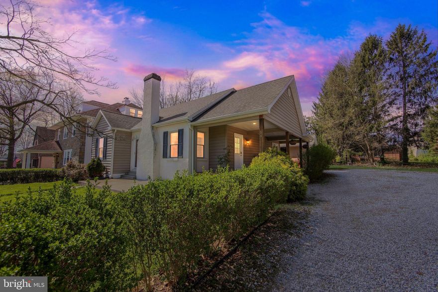 What an incredible opportunity to own a beautifully restored, thoughtfully expanded, and move-in-ready Cape-style home in desirable West Chester with all of the character you've been searching for. Nestled on a quiet street yet just minutes away from everything the town has to offer, this property truly delivers the best of both worlds.

From the moment you arrive, the attractive curb appeal is undeniable..sidewalks, manicured hedges, and a lush, green front yard lead the way to a welcoming driveway that can fit several vehicles. The expansive covered front porch, perfect for savoring your morning coffee or unwinding with evening drinks, invites you to linger a little longer.

Step inside, and you’ll be greeted by an open floor plan that seamlessly connects the Family Room, Dining Room, and Kitchen. Sunlight pours through the abundant windows, creating a warm and inviting atmosphere. The fireside Family Room, complete with hardwood floors and recessed lighting, serves as the heart of the home. Those gorgeous hardwoods continue into the Dining Room, which boasts custom built-in cabinetry that adds both charm and function.

The spacious Kitchen is a true showstopper, featuring a vaulted ceiling, granite countertops, a generous center island, updated cabinetry, stainless steel appliances, a breakfast table area, and sliders that open to a picturesque backyard. Two well-sized bedrooms with hardwood floors and a full bathroom complete the main level, offering comfort and convenience.

Upstairs, the expansive Primary Suite is nothing short of impressive. With its vaulted ceiling, large windows, recessed lighting, ceiling fan, and massive walk-in closet (plus an additional storage closet), it’s a true retreat. Let your imagination run wild with opportunity! The suite also includes a bright and airy bathroom with a large vanity, tile flooring, and a linen closet.

The newly finished basement is the crown jewel of this home, offering endless possibilities! This space includes a beautiful living area, a sizable fourth bedroom and an immaculate full bathroom...all featuring luxury vinyl plank flooring, recessed lighting, fresh paint, and a private outside entrance. Whether you are dreaming of an in-law suite, a teenage haven, playroom, home office, home gym, or even an income-generating Airbnb, this space can adapt to your needs. A clean laundry room and utility area complete the lower level.

Outside, you’ll find a cool detached one-car garage for a car, workshop, storage or even entertaining space. The back yard holds plenty of space for gardening, barbecues, and play. Currently there are organic raised beds with vegetables and herbs and another flower garden already beginning to bloom. The location couldn’t be more ideal—just a stone’s throw from Turner Square and West Goshen Shopping Centers, where you’ll find favorites like Chipotle, Chick-fil-A, Acme, and Target. Downtown West Chester is just minutes away, offering a vibrant mix of restaurants, farmers’ markets, shops, and community events. Plus, nearby parks like West Goshen Park provide fantastic options for outdoor activities, from walking the dog to kids' play and exercising.

With easy access to major roadways, this home combines convenience, charm, space and potential investment income in the heart of West Chester. It’s a rare gem that checks all the boxes—come see it for yourself!