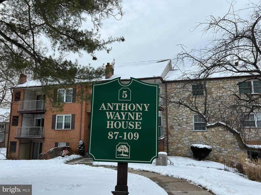 Move right into this adorable and affordable 1 BR, 1 BA condo in the popular Glenhardie development in Wayne.  This unit is on the 2nd floor (just one small flight of stairs to access).  Enter the condo to a foyer area with a large floor to ceiling storage closet on the left and the modern kitchen, with gas cooking and stainless frig on the right.  The kitchen leads into a nice size dining room.  There is a pass through window from the kitchen to the spacious living room.  There is a large utility closet off the living room and foyer.  Sliders from the living room lead to a balcony, which will be a relaxing place to enjoy a cup of coffee or a book.  There is a hallway off the foyer which leads to the bathroom on one side and 2 very large storage closets outside of the bedroom.  The hallway and bedroom both have BRAND NEW carpeting.  All of the solid plank flooring in the unit is also BRAND NEW.  The entire condo is being fresh painted.  If additional storage is needed, there is a secured area on the lower level of the building for your additional belongings.  Glenhardie is located close to all commuter roadways, shopping the restaurants at the KOP Town Center and Mall as well as Valley Forge National Park.  All of this is minutes away!  The monthly rent includes: gas heat, water and sewer.  Don't let this one pass you by!