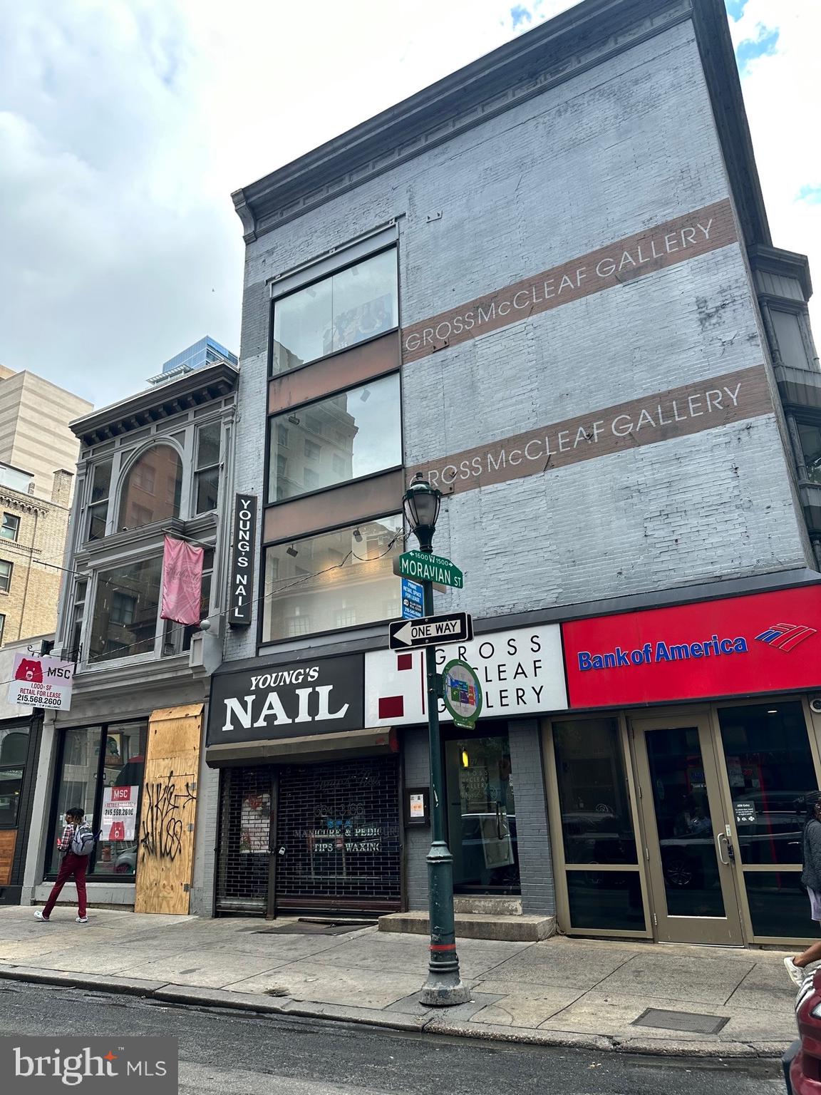 Three story commercial space with street level access on one of the most highly trafficked streets in Center City, providing excellent visibility and pedestrian activity. The space was mort recently being used as an art gallery. As such, much of the space is an open blank canvas. There is a center staircase that provides access to each floor and a kitchenette within the space. The space is an ideal fit for a creative retailer, restaurateur, office user or creative organization.
