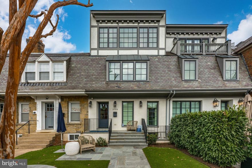 New Price! Bring Offers! A complete re-build by esteemed Chryssa Wolfe/Hanlon Design Build in 2020 transformed this spacious home into a masterpiece of comfortable luxury living in Georgetown. Quality of construction and impeccable style are evident on all four levels of its 3500 square feet of living space featuring 5 bedrooms, 4.5 baths. The owners spared no expense in perfecting their home, adding a new top level with a large owner's suite and excavating the lower level to provide a wonderful walk-out in-law suite with 5th bedroom and smashing, beautifully equipped family/entertainment room. Sunlit interiors with coffered ceilings, large windows, beautiful wood floors, crown moldings, exquisite built-ins, abundant closets, decorator decor and gorgeous park views - combine to make this a unique residence. From the front entry with its large yard sitting up from the street, one enters an inviting living room perfect for entertaining. The state-of-the-art kitchen with center isle, abundant cabinetry and marble work surfaces, sitting and table space, has doors leading to the back porch and patio with parking for 2+ cars. The two upper levels of the home offer spacious 4 bedrooms including the owner's suite, and 3 designer bathrooms. The location provides a superior urban lifestyle of great convenience with a neighborhood feel. Furnishings for sale by separate addendum. Schedule your tour today!