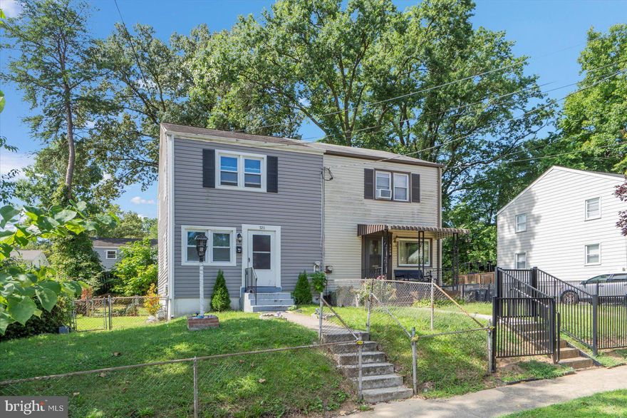 Welcome to this 2BR/1BA semi-attached townhome in Hyattsville! With a little bit of love, this home could be your forever home with instant sweat equity.