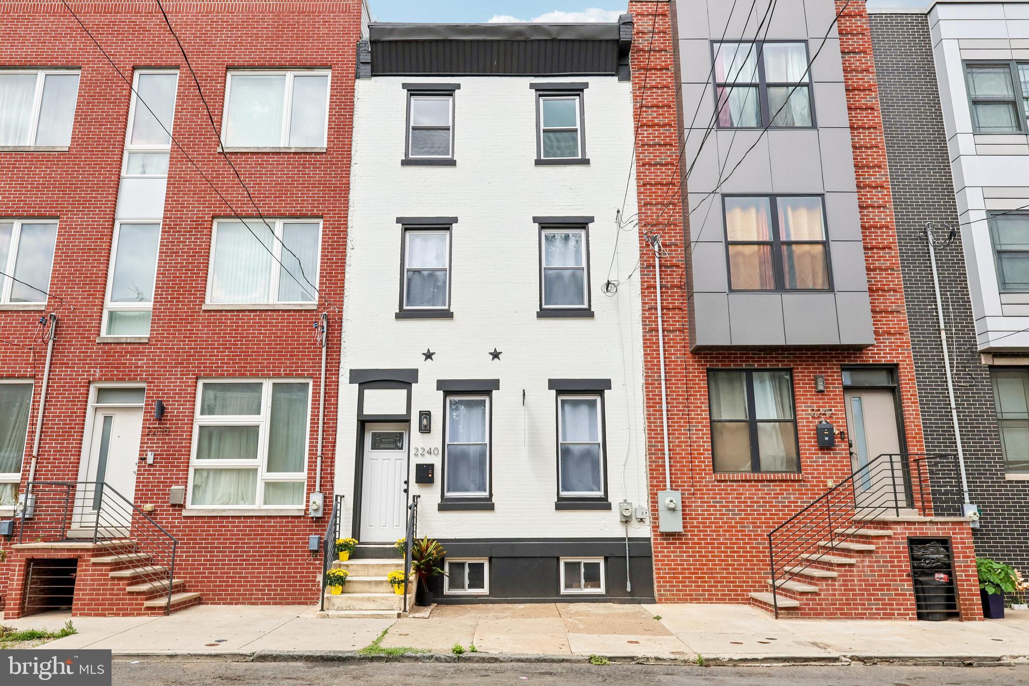 Seller Offering $6,000 towards Closing Cost Assistance!! Home Qualifies for up to $18K In Grant Assistance from Preferred Lender! 1 YEAR WARRANTY INCLUDED! Best Opportunity by Fishtown . Motivated Seller ! Welcome to 2240 N Howard Street, where value meets luxury! Complete renovation and excellent investment in one of the city's most sought-after neighborhoods! Prime location, innovation features, exterior and interior upgrades! Jump on this remarkable opportunity to own a spacious 3 bedroom, 2.5 bath 2000+ sq ft home! Upon entering, you'll be greeted by new wide-plank flooring throughout the house and an open-concept layout for the main floor, ideal for entertaining and those fun family nights! The chef-inspired kitchen, has been completely transformed with new cabinetry featuring soft close drawers, lazy Susan, pot filler faucet, and crown molding accents. Stunning quarts countertops with waterfall design and space for seating complimented by custom herringbone backsplash tile, and premium stainless steel appliances! As you tour the home, you will observe custom-designed wrought iron stair railings that enhance its aesthetic appeal. The second floor boasts generously sized bedrooms, offering unparalleled comfort and versatility to accommodate various lifestyles. This level includes two bedrooms, one fully customized bathroom, and a conveniently located utility space equipped with a washer and dryer. Continue to the 3rd floor and your greeted by a stunning and spacious master bedroom, complete with a spa-like ensuite bathroom with elevated features that include a separate soaking tub, stand up shower, dual vanity with double faucet, smart touch mirror and tankless, touchless toilet with bidet. No detail was missed with this luxury finish! The basement has been beautifully finished, adding significant functional space that can easily be used as a 4th bedroom, complete with a half bathroom, and access to service utility units for the new water heater and HVAC system. Continue outside to find a cozy outdoor space. The outdoor patio has been completely redesigned, and new fencing installed adds privacy and comfort with a beautiful contemporary design.
This home is conveniently situated just minutes from the vibrant Fishtown area, and offers easy access to a diverse array of dining, shopping and entertainment options. Don't let this property pass you by, schedule a private tour today and experience this stunning home in a prime location!