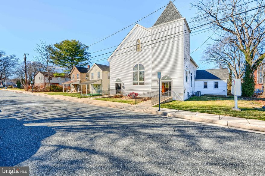 Commercial/institutional property available for sale at 116 Alice Ann Street, Bel Air, strategically located within close proximity to downtown Bel Air and the MD-24 commercial corridor. The property offers an estimated 4,812 square feet of improved building area situated on an approximately 10,019 square foot lot (±0.23 acres). The site supports a range of potential commercial, office, institutional, nonprofit, or special-purpose uses, subject to zoning and buyer due diligence.

The surrounding area is characterized by a mix of residential neighborhoods, community institutions, and retail services, providing convenient access and long-term stability. The property is minutes from Harford Mall, downtown Bel Air amenities, and major commuter routes serving Harford County and the greater Baltimore region.

The building has historically been utilized for congregational and community purposes and features a functional layout that may accommodate continued institutional use or repositioning for alternative commercial applications. This offering presents a rare opportunity to acquire an established facility in a desirable Bel Air location with strong market fundamentals and flexible future use potential.

Property is being sold strictly AS-IS. Seller will make no repairs. Buyer to conduct all inspections and verify zoning, square footage, permitted uses, and development potential.