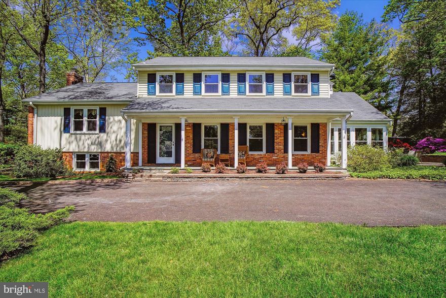 ONE LOOK WILL DO! One of a kind Colesville Park split level house designed and built in 1963 as a personal family home by Montgomery County architect John A Bartley. Current seller is the 2nd owner and the property exhibits the high maintenance standards of both families.  Set on an  ½ acre wooded and landscaped lot with over 3100 sq ft  of living space ,the home provides five bedrooms ,an office, recreation room, living room  and a spectacular country kitchen with a modern gas fireplace. Plus, a  large 3-season sun-room/porch. Boasting many original Special Features such as hardwood floors, a walk-in storage attic , wainscoting in hallways and an abundance of organized closets and built-ins . Recent Updates include Mendota gas fireplace insert, refinished hardwood floors (2024), asphalt driveway and replacement windows (sun room 2019, house 2011). Renovations include kitchen (2007) , Primary bathroom (2013) family room and powder room(2015) and upper level laundry room  w/ new  dryer/washing machines(2023). 

Enjoy the outdoors in the gorgeous yard with mature trees, a secluded stone patio with sitting wall, perennial garden, established azaleas, dogwood trees and flagstone paths. There are two spacious garden sheds with shelving. Easy off street parking on the circular front driveway plus additional parking for cars or RV.
 

All of this tucked away  in a peaceful wooded neighborhood that includes Peachwood Park and two  lovely natures trails just steps away, the Cloverly and Peachwood Loop Trails. Close to Cloverly Village and Colesville shopping centers and Heyser Farms which has a popular local fresh produce market. Convenient access to BWI airport via the ICC  and 5 miles to Glenmont Metro.