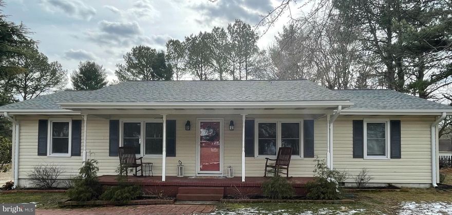 This home has soooo much to offer inside and out.  The floorplan has been updated so it is open and bright.  The kitchen is spacious and top notch with beautiful Hickory cabinetry, granite countertops and stainless steel appliances.  Oversized detached two car garage gives you lots of extra space for your vehicles,  toys, workshop or extra storage.  Beautiful one acre lot with mature trees and beautiful views from the large front porch.  Large back deck for entertaining and huge fenced in yard lots of space to entertain and play.   Roof, fascia, gutters and gutter guards new in 2021,  Deck and Fence 2020,  Kitchen appliances and Woodstove 2017, Windows new in 2014.   Easy commute to 301/50 and the Bay Bridge.  Just outside of historic Centreville offering plenty of shopping, dining and the Wharf with access to water, parks and so much more. Seller is offering a one year home warranty with Cinch.