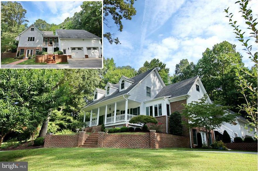 Stunning custom built home 10 minutes south of LaPlata!Gourmet Kitchen,dining rm,family rm w/gas fp,master on main level,2 bdrms upstairs w/sitting rms.In-law apmnt w/separate entrance.Barn w/concrete floors could easily be converted to a garage or workshop.So bring your horses or your toys!Private setting but still convenient to shopping&restaurants!Easy commute to Dahlgren,Pax River&DC.