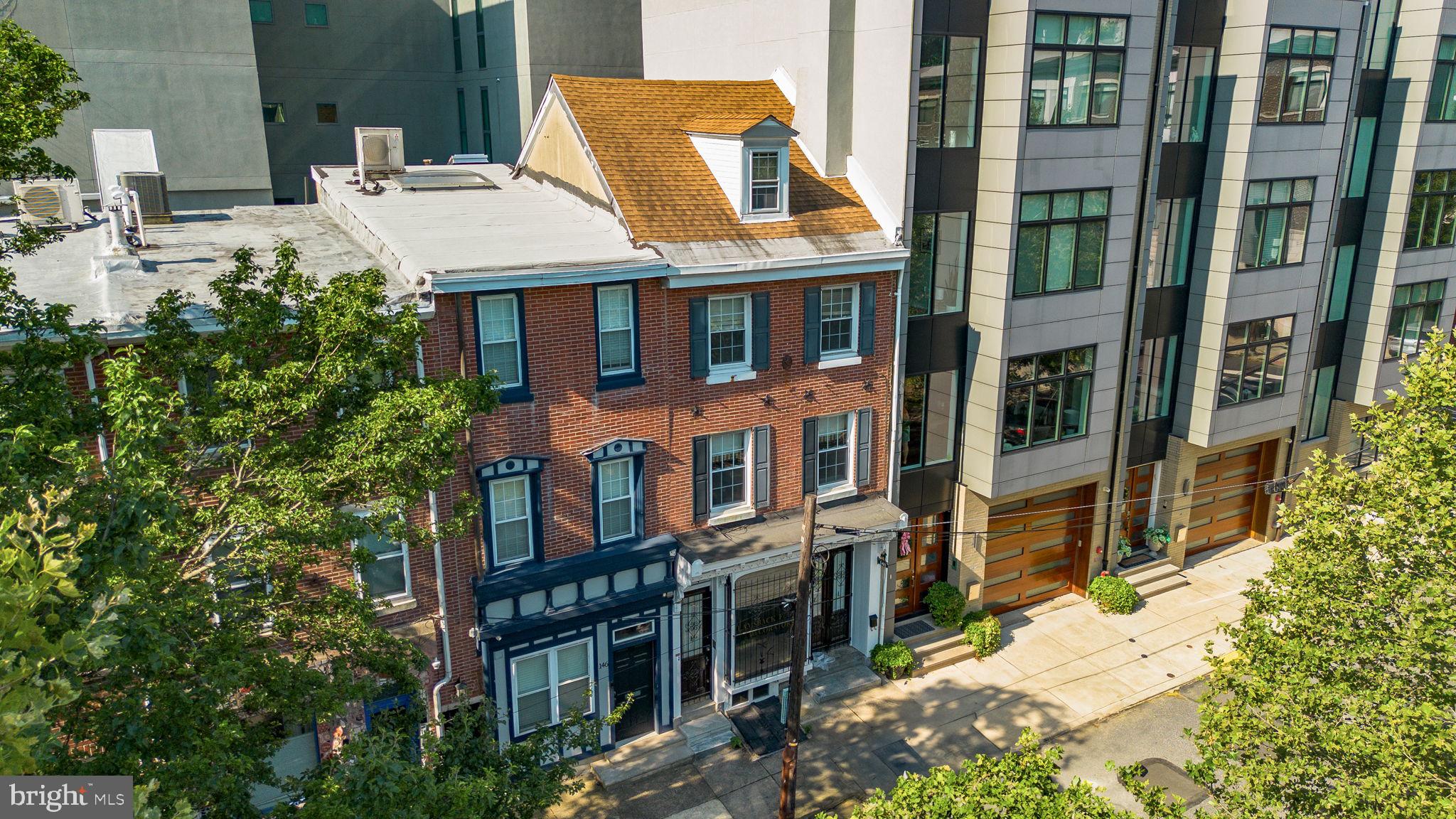 A Rare Opportunity in the Heart of Old City - 148 Vine Street.
For the first time in decades, 148 Vine Street is on the market - a true neighborhood staple and former home to a beloved floral shop that served the community for over 30 years. This is more than just a property; it's a piece of Philadelphia history and an incredible opportunity for the next visionary - whether you're a small business owner, a work-from-home creative, or an investor ready to make their mark in one of the country’s most highly rated places to live.
With over 2,200 square feet of flexible space and dual entrances - one to the first-floor commercial space and another to the three-story residential section - the possibilities here are truly endless.
The main level offers a bright, open space perfect for a boutique storefront, studio, or client-facing office. Upstairs, the residential levels are brimming with character and functionality. The second floor features a formal dining room, a cozy living area with a fireplace, and a well-equipped kitchen-ideal for hosting, relaxing, and everyday living.
The third and fourth floors provide four bedrooms and two full baths, with thoughtful details like a soaking tub, two-person tub, granite finishes, and beautiful natural light throughout. A convenient half bath and a spacious basement offer even more utility and potential.
Whether you're looking to live above your workspace, create a dynamic live/work environment, or invest in a historically rich and vibrant neighborhood, 148 Vine Street is a rare find in Old City that blends timeless charm with modern opportunity.
Come see what makes this property so special.