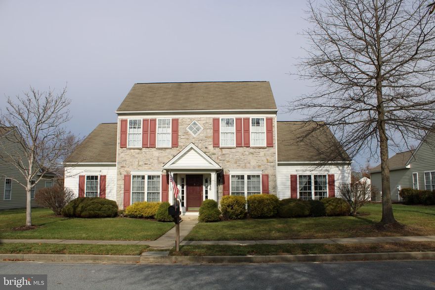 Beautiful home in  the Chesapeake by Del Webb community of Easton Club East. **New roof to be installed by the Owner.** Two levels with main-level Owner's Suite including soaking tub and separate shower. Living room with cathedral ceiling and gas fireplace. Kitchen is open and spacious with large island, room for stools and a dining area. In addition there is a separate dining room and and office/den. The sunroom at the back of the house leads to a lovely, brick patio area. Below ground irrigation system. Attached two-car garage also has ample driveway parking. 55+ Active Adult community includes pool, clubhouse with billiards room, exercise room , and more. Seller will be providing a one-year Home Warranty.