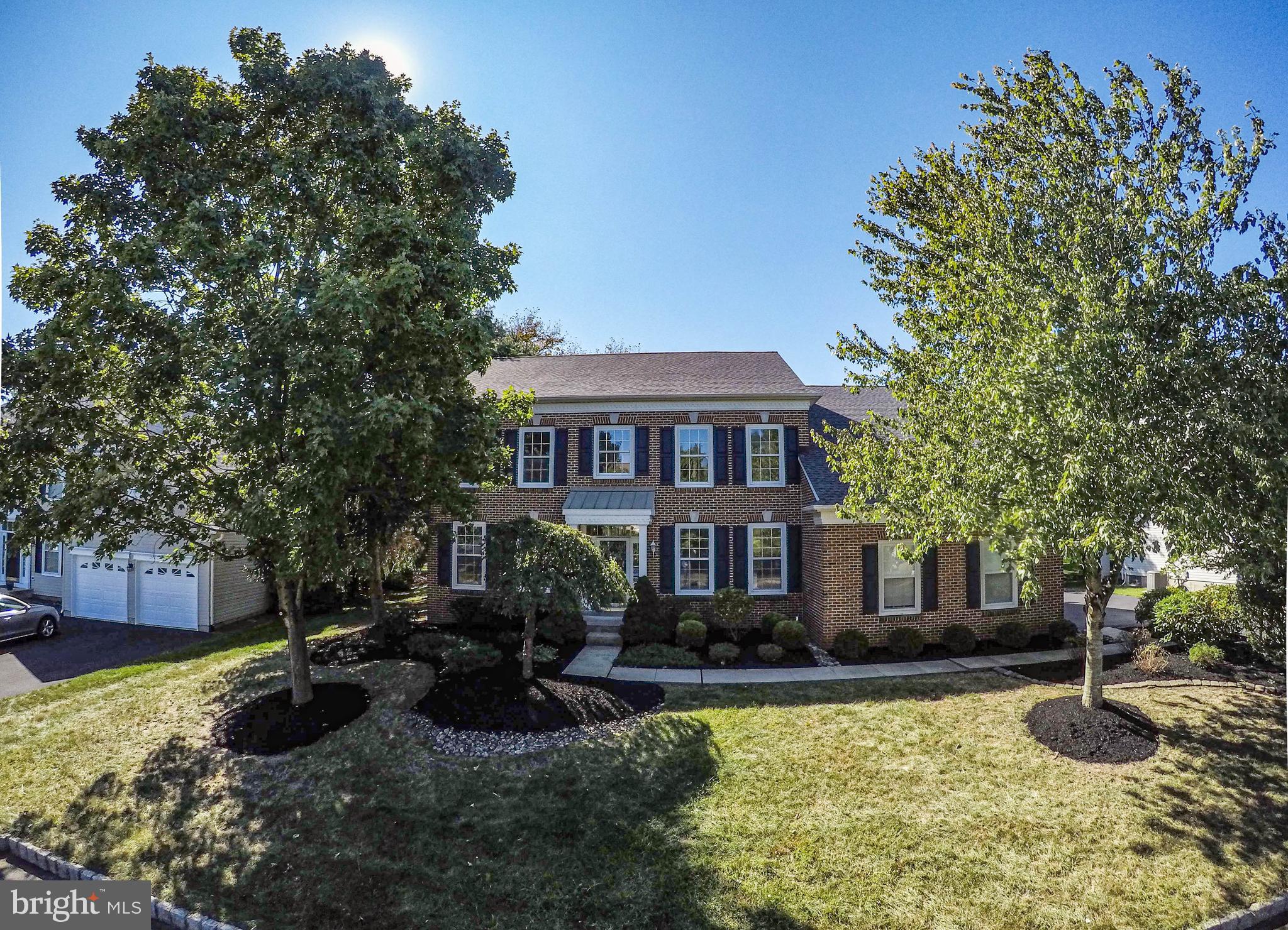 Newly updated, 3400+ square foot home in an exceptional location in Talamore!  Overlooking the 17th tee and pond, this lovely colonial offers a brand new kitchen and appliances with loads of cabinets and counter space, brand new bathrooms, newly refinished hardwood flooring and new carpeting, and new roof.  Freshly painted inside and out, there is nothing to do but relax in your beautiful new home. There is nothing else nearby that offers this much at this price point: Huge, sunny family room with fireplace, triple sliders and windows and soaring, skylit ceiling; ample office with french doors and built-ins for remote working; breakfast room with sliders to the 300 square foot deck, and split staircase. Upstairs you'll love the main bedroom suite with vaulted ceilings, dual walk-in closets, gorgeous ensuite bath and french doors to your private upper deck with great views of the course, plus three additional bedrooms and completely updated hall bath. Enjoy all that this beautifully maintained community has to offer - golf, swimming, tennis, fitness center and club house, plus all the recreation, shopping and restaurants nearby - all located in the Hatboro-Horsham School District. Don't miss this one!