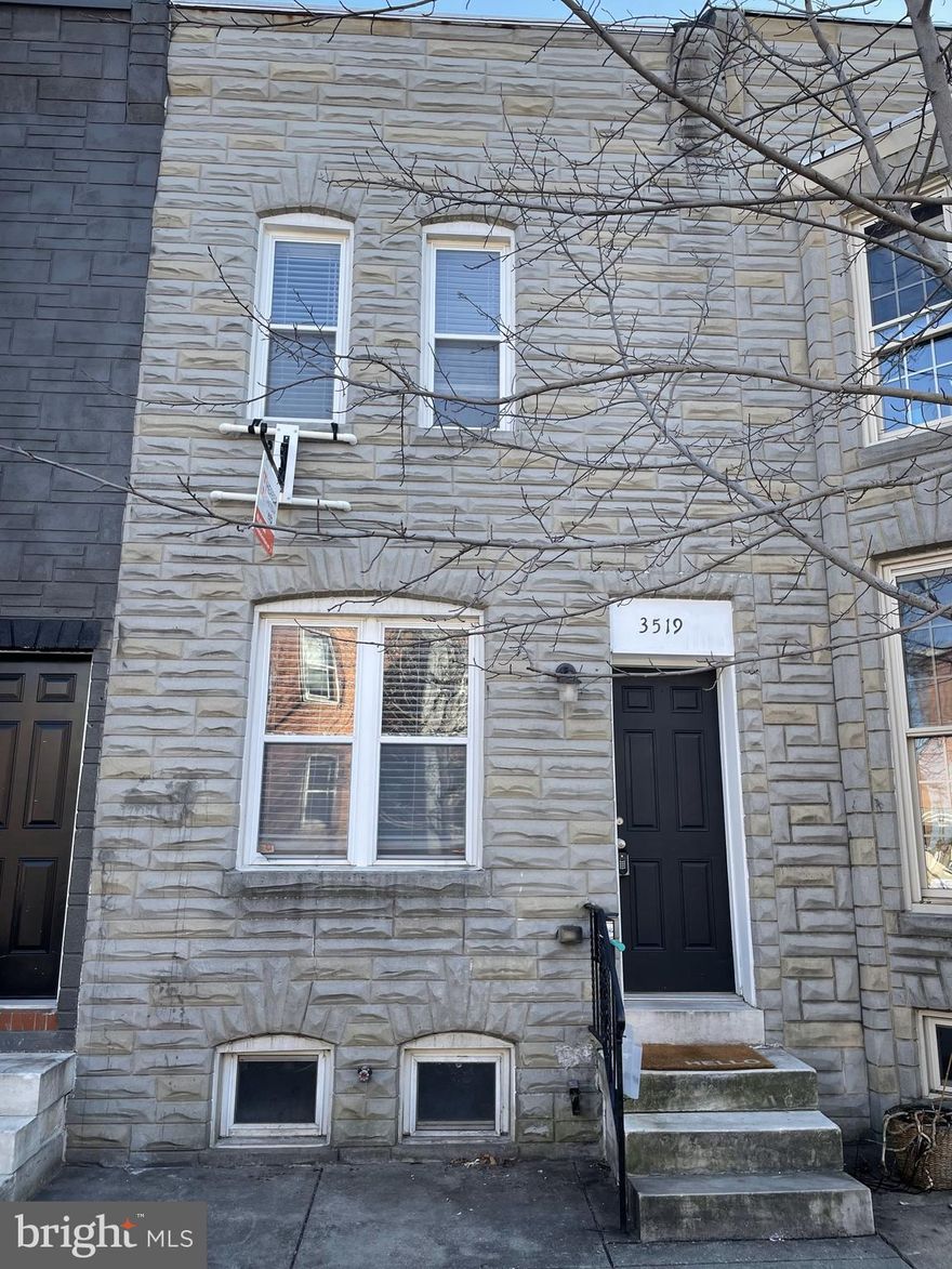 Renovated rowhome on a great block in Highlandtown! Fully renovated in 2012, great layout for comfortable city living, and a special private back yard. Hardwood floors on the main level  and an open kitchen and dining area, the upper level features a great set up for roommates, 2 full bathrooms, one an ensuite in the Primary BR and a bonus 3rd room that could be a great work from home office, nursery or an additional small bedroom. A great combination of location, quality and price!