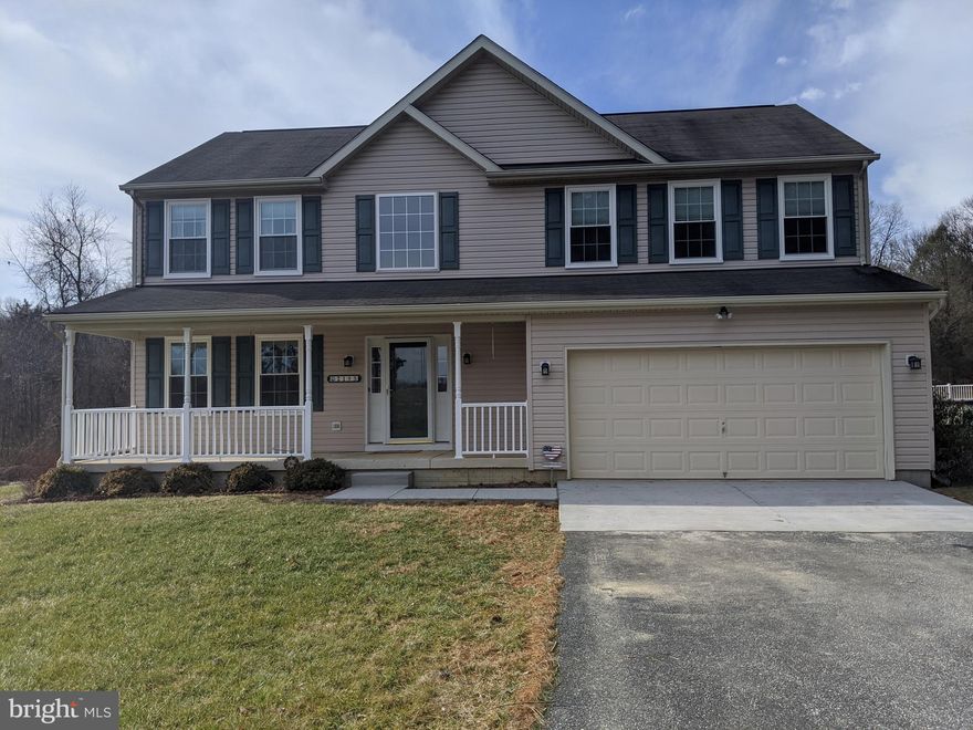 Welcome Home! Take a trip down the .25 mile driveway to this spacious colonial home that sits on 5.5 sprawling acres! Open foyer takes you to the living and dining rooms or to the updated kitchen that opens to the large family room! Walk out to the back for scenic views with a hot tub and pool! Upstairs boasts a master suite with his and her closets and master bathroom along with 3 large bedrooms and bathroom. The basement rec room is perfect for hanging out! It also has plenty of room for storage with wood shelving to the ceiling and a work station for home projects! New windows, updated bathrooms and kitchen plus, dual HVAC units for comfortable living! Don't miss out on the beauty!