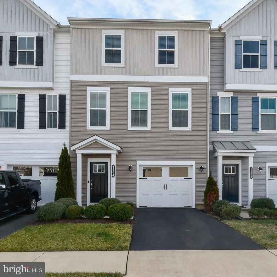 If you are looking for a newer rental property in a convenient location, this is it! Beautiful 3 level townhome located minutes to downtown Fredericksburg in Summerfield subdivision. Well maintained and move-in ready featuring an open floorplan with modern build selections. The main level with 9' ceilings provides for the family room space with a full bathroom and access to the gorgeous patio in the fully fenced rear yard. The entrance to the one car garage and storage closet are located on this level. Moving to the upper 1st level immediately your eyes draw to the massive center island with gorgeous granite countertops, dark 42" cabinets, stainless steel appliances and dining area. Open to the kitchen is also the living room that provides access to the large rear deck. The upper 2nd level is where you will find the laundry closet with washer and dryer, full hallway bathroom with soaker tub, 2nd and 3rd bedrooms. The Primary bedroom suite has a private full bathroom with double vanities, toilet closet, glass enclosed shower and walk-in closet.