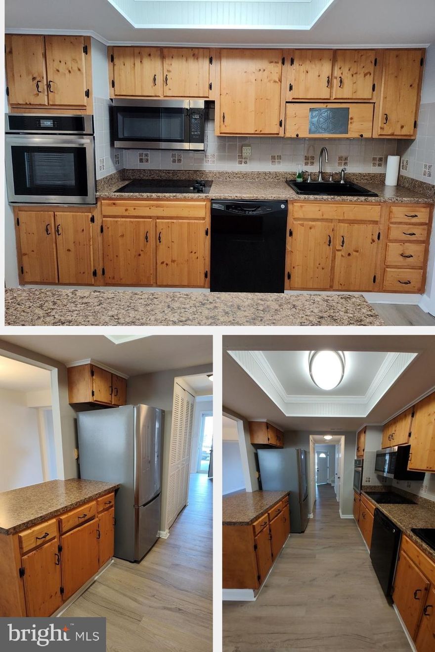 WOW! Come see this home that has been lovingly cared for by the same owner for 28 years in Rumsey Island! Lots of updates! The kitchen includes a refrigerator (New 2023) , and wall convection oven (New 2024)! Also includes a built-in microwave, dishwasher and cooktop! Plenty of cabinet space! This home offers a separate dining room and living room, with a nice open layout. All the rooms on the first floor have Luxury Vinal Plank Waterproof flooring that is less that 1 year old! The owner opened up the mud room so you can get to it from the kitchen as well as from the rear covered, screened in  patio.   Washer (New 2023) and dryer plus a powder room on the main level for convenience!   The upper level offers two primary  bedrooms with loads of closet space. The back bedroom also has a new floor!  The stairs are new too!  The full bath has 2 new vanities, new lighting, and a new floor!  And there’s a linen closet!  Roof (new 2021) and rear siding is about 1 year old.  Right around the corner is Marnier Point Park, with free public boat ramps.  Have a boat or want to get one? The rear yard is fenced in, with double wide gates at the bottom so you can put your boat in your back yard! Extended parking pad has enough room in the front of the house for 2-3 cars!  5 minutes to Mariner Point Park that offers  (besides free concrete boat ramps,) pavilions, picnic area, grills, playground, volleyball court, horseshoe pits, walking trail, restrooms and fishing piers. Convenient to shopping, restaurants, banking, Route 40, I-95, and MARC train stop is about 15 minutes away. Schedule your viewing of this property !