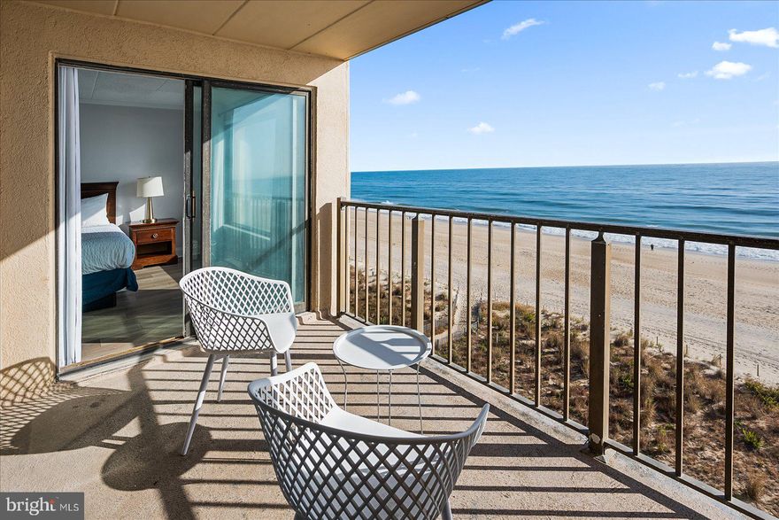 Come check out this renovated two bedroom two bath condo in Marigot Beach! Freshly painted walls, updated floors and new furniture - this condo is move in ready. Unit comes with an ocean front balcony for those breathtaking sunrises or memorable family dinners outside. Oceanfront master bedroom includes en-suite master bath and oversized picture window to watch the waves crash. 2 assigned parking spaces. Enjoy easy beach access as your unit is only a few steps from the ocean! Marigot Beach also offers an indoor pool. Located in the heart of uptown Ocean City surrounded by restaurants, bars, mini golf, shopping & grocery stores is only a few blocks away. Gold Coast Mall is located directly across the street offering several shops, restaurants, a gym and much more! Perfect for your personal condo at the beach and/or an investment property!