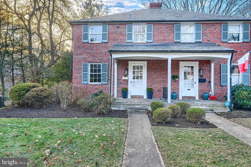 Welcome to this beautifully maintained semi-detached brick Colonial, perfectly positioned on a quiet, one-way, tree-lined street in the heart of the Homeland community. Freshly painted throughout, this home blends timeless character with thoughtful updates.
The inviting main level features a bright living room, a classic dining room, and an updated kitchen complete with quartz countertops and stainless steel appliances. Upstairs, you’ll find three comfortable bedrooms and a full bath, all accented by rich hardwood floors that extend across both main and upper levels.
The partially finished lower level provides wonderful additional living space with a bonus room—ideal for a home office, playroom, or guest area—along with a second full bath recently renovated with modern finishes.
Situated on a large corner lot, the property is surrounded by mature landscaping bursting with azaleas, hydrangeas, and lush seasonal color. Enjoy outdoor living on the welcoming front porch, backyard patio, and the convenience of a detached garage.
All of this just moments from Loyola University, Johns Hopkins, Notre Dame of Maryland University, and minutes to GBMC and Union Memorial—an exceptional location for work, school, and daily convenience.