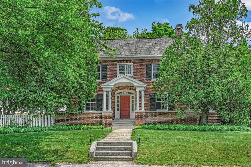 The relaxing atmosphere in this quiet community will immediately be noted upon arrival
to this two-story, all-brick colonial home with a two-car garage and upper-level storage.
The beautiful fenced-in backyard allows for a variety of activities that can occur on the
landscaped lawn or on the L-shaped wooden deck perfect for a fire pit or grilling. A wide
porch in the front of the house provides another location to enjoy the outdoors. When
entering the house, the new ceramic floor in the mudroom provides an opportunity to
hang a coat without fear of tracking dirt on the perfectly maintained hardwood floors. In
the spacious kitchen, there is new vinyl flooring and windows, a dazzling backsplash
and a breakfast nook tucked in the corner for family meals. Another option for meals is
just steps away in the formal dining room. In the open living room cooled by central air,
a window seat offers opportunities for gazing outside or reading a book pulled from the
built-in bookshelves. French doors are the gateway into the cheerful sunroom. The
second floor remains impressive as there is a continuation of the beautiful hardwood
floors, a bright bathroom at the top of the stairs, and four bedrooms with a breathtaking
balcony extending from one. Before leaving the house, the finished basement and
adjacent laundry room should be explored. A one-year home warranty included this charming home will not last long. Call
to schedule an appointment today.