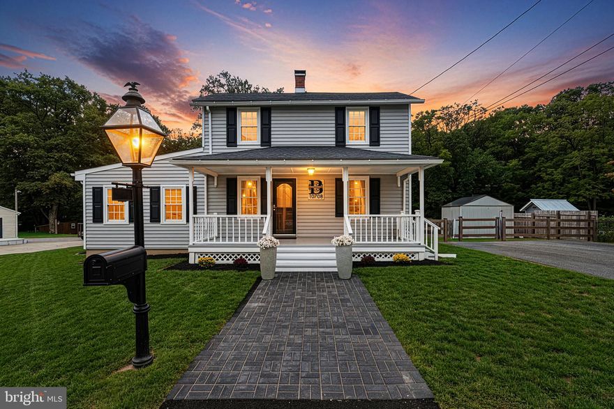 Welcome to 10708 Tyrie Avenue, a charming and well-maintained farmhouse-style home blending historic character with modern updates. Built in 1892 and thoughtfully cared for over the years, this residence offers over 1,700 square feet of finished living space on a spacious 0.34-acre lot.

The inviting main level features a bright living room with a cozy fireplace, dining area, updated kitchen with stainless steel appliances, and a flexible breakfast area. A main-level bedroom and full bath add convenience and versatility.

Upstairs, you’ll find two additional bedrooms and another full bath, each with natural light and comfortable layouts. The home’s original details, such as built-ins and trim work, complement the updated finishes, creating a warm and balanced design.

Outdoor living is easy with a welcoming front porch,  rear deck large backyard offering plenty of space for gardening, play, or entertaining. Additional highlights include central air, off-street parking, lower level with  perfect for additional storage and upper level laundry room. 

HVAC & appliances - 2023 plus all new floors and carpet throughout the house!

Ideally located in the heart of Cockeysville, this home provides quick access to major routes, shopping, dining, and parks—all while offering timeless charm and everyday functionality.
