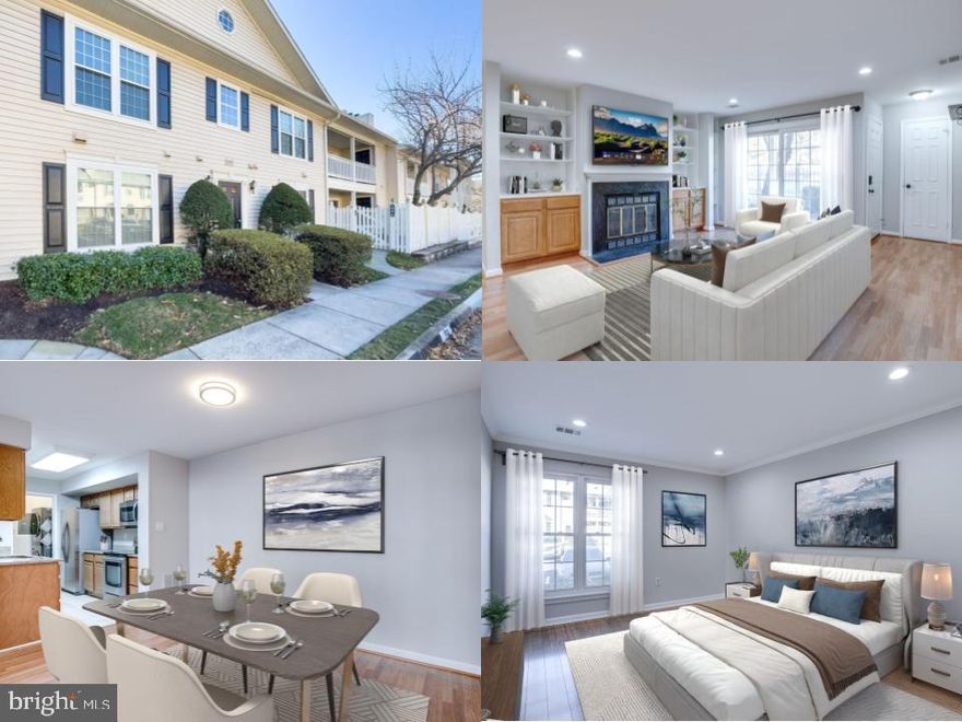 Welcome to your home! This charming 2-bedroom, 2-bathroom condo located in the Trevor House community is spacious and filled with tons of natural light thanks to the oversized sliding glass doors that lead to the ample and inviting outdoor patio area. The fenced gated entry front yard is ideal for relaxing or entertaining, providing privacy and charm. The unit boasts 1,189 Sq. ft with ample walk-in closets and great sized bedrooms featuring gleaming LVP floors all throughout that enhance the open feel of the space. The kitchen, living and dining area layout offers recessed lighting and neutral colors ready for your own personalization. This area includes a wood burning fireplace with a black mantel surround and a white mantelpiece with built-in shelving for excellent storage and display options, perfect to enjoy your cozy evenings by the fire. 
Private entrance, modern design, in-unit laundry, no stairs, low condo fee, brand new hot water heater, plenty of storage space wow…this condo is an excellent opportunity for anyone looking for a blend of comfort, convenience, and style in a highly desirable area like Oakton. Don’t miss out on this opportunity!

Conveniently located less than 2 miles to Vienna metro with bus stop at the entrance of the community. Close to Borge Street Park, Blake Lane Park, Oakton Shopping Center, Oak Marr Rec Center, Mama Tigre restaurant, post office, Oakton Library, and Farmer's Markets. Easy access to I-66, Rt. 123, Rt. 50, Lee Hwy, Tysons, Town of Vienna, and City of Fairfax.