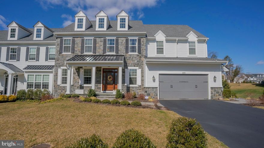 Introducing Squire’s Ridge, an exclusive 55+ community nestled in 32 acres of sprawling open space. Constructed by Foxlane Homes,  one of the prominent Builders in the area.
Step into luxury with this bespoke 3-bedroom, 3+ bath MODEL Carriage House that epitomizes sophistication and comfort.
As you approach, a picturesque walkway leads you to the grand entrance, where a spacious foyer welcomes you with 9-foot ceilings, engineered hardwood floors, and radiant natural light cascading throughout. A charming front room, complete with exquisite built-in cabinetry, sets the stage for a perfect home office retreat.
The expansive family room, adorned with a beamed vaulted ceiling, offers ample space to unwind by the stunning floor-to-ceiling stone gas fireplace. Multiple French doors open onto the newly screened-in porch, seamlessly blending indoor and outdoor living spaces, expertly crafted by Harth Builders with thoughtful additions like skylights and screened decking.
Prepare to be dazzled by the gourmet kitchen, a culinary haven boasting a sprawling quartzite waterfall island with an oversized sink, top-of-the-line Wolf and Sub-Zero appliances, and a convenient built-in coffee machine. A spacious walk-in pantry ensures ample storage for all your kitchen essentials, while a cozy dining nook overlooks the expansive yard and leads to the screened-in porch.
The FIRST FLOOR OWNER'S SUITE offers a serene retreat, complete with a lavish walk-in closet, a spa-like bathroom featuring double vanity sinks, quartzite countertops, and an extended zero-threshold tiled shower. With access to the screened-in porch and picturesque backyard views, this suite epitomizes luxury living. Rounding out the main floor is a convenient powder room and a large laundry room with built-in shelving and utility sink.
Upstairs, two additional spacious bedrooms await, each boasting luxurious en-suite bathrooms and walk-in closets. A generously sized loft area provides flexibility to suit your lifestyle needs.
The allure continues with a large fully finished walk-out basement, featuring patio doors and a convenient half bath, ideal for entertaining or relaxation. Ample storage options abound, including a workshop area with custom shelving and a designated gym room.
The insulated garage is a car enthusiast's dream, equipped with a mini-split for heating and cooling, , custom rubber flooring, a built-in beverage cooler with built-in cabinets and granite countertops, an EV charging station, and space for two cars.
Adjacent to the garage, discover the mudroom—a practical space for coats & shoes featuring a built-in  Elkay water dispensing machine for a refill to grab and go.  There is an alarm system by Guardian equipped with 3 outdoor cameras and a camera doorbell with the convenience to permit access and secure the home from anywhere remotely.   A built-in irrigation system is included to keep the lawn and landscaping fresh and lush.  The additional inclusions are the built-ins in the basement, the TV in the gym, a built-in wall safe, and a Generac generator.
Conveniently located near major highways,  golf courses, shops, and restaurants, this exceptional property offers the epitome of upscale living.   The  Forbidden Trail access is within walking distance at the top of Manor Road.
 Schedule your showing today to experience luxury living at its finest.