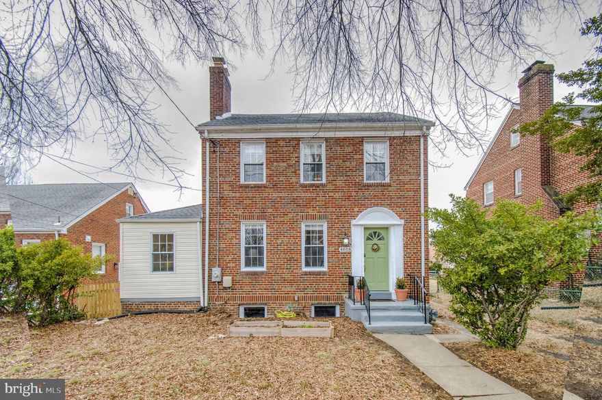 Nestled in the heart of vibrant Mount Rainier, 4608 21st St is a home filled with character, charm, and modern touches. With four bedrooms and three full bathrooms, this inviting space offers a perfect balance of warmth and functionality.

Step into the open-concept living room and kitchen, where natural light pours through large windows, illuminating the entire space with a soft glow. The kitchen, designed for cooking and connection, seamlessly flows into the living area—ideal for entertaining or simply enjoying everyday moments.

The lower level features a spacious recreation room, a fourth bedroom, and a full bath, providing a versatile space for guests, a home office, or a media room. Recent updates include a new basement floor (2023) and a new garage door (2024), ensuring comfort and convenience.
Throughout the home, vintage doorknobs and unique details add charm and personality, making this home truly one of a kind. The attic offers additional storage, while the backyard—cleared and refreshed with a newly repaired shed—presents a fantastic opportunity to create your own outdoor oasis for summer gatherings and celebrations.

Located in a sought-after neighborhood known for its artistic community and close-knit feel, Mount Rainier offers easy access to Washington, DC, via Rhode Island Avenue and West Hyattsville Metro. Enjoy local favorites like the Glut Food Co-op, Pennyroyal Station, and the bustling Arts District in Hyattsville. Parks, biking trails, and farmers' markets add to the neighborhood's appeal, making it a fantastic place to call home.