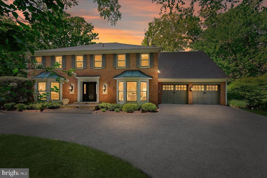 Better-than-new in North Bethesda! Stunning renovated colonial in sought-after Windermere enclave.  From the landscaped grounds, on a large corner lot, to the circular driveway to the flagstone walkway, the home has an elegant presence from the start.  Once inside, the vibe is timeless and classic.  The foyer opens to a dramatic staircase with designer bannister.  The coveted main floor office/den is just off the foyer providing that perfect WFH spot, or a cozy corner for that mah jongg game.  Across the foyer is the elegant dining room, ready for special occasions with family and friends.  Just beyond is the true sweet spot. The wide-open floor plan includes the gourmet chef’s kitchen, a true masterpiece designed by acclaimed kitchen design firm, Lobkovich.   High-end appliances include a Viking Professional six burner range, two dishwashers, a Dacor warming drawer, SubZero refrigerator with two freezer drawers, and more. In the bar area, there are two refrigerated beverage drawers. In the warmer months, enjoy life on the screened porch and deck, like living in your own tree house.  Back inside, rounding out the main level are the family room, with a gas fireplace, and an amazing mud room with newer washer and dryer, cubbies, storage and access to the freshly painted garage.  Upstairs, you’ll find five bedrooms and three full baths, including a sumptuous primary suite, with a wood-burning fireplace, two walk-in closets and a spa-like primary bathroom.  The walk-out lower level is huge, with open space, a guest room/bonus room, a full bath and so much storage.   With hardwood floors throughout the main and upper levels (including under the carpet in upstairs bedrooms), and decorator touches everywhere you look – every door knob has been replaced in this home! -- this home is truly one-of-a-kind and move-in ready.