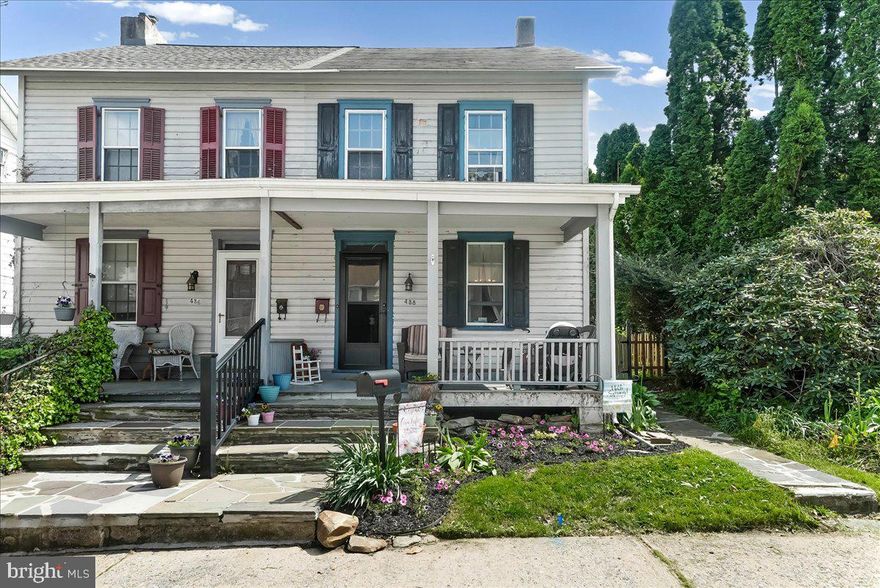 Welcome to 438 W 1st Ave — a charming and affordable home offering space, flexibility, and a highly walkable location in the heart of Parkesburg. Just a short stroll away, you’ll enjoy convenient access to local restaurants, Minch Park, the library, and SEPTA regional rail service for easy commuting.
Inside, the home welcomes you with comfortable living and dining spaces that create a warm, functional layout perfect for everyday living. A unique feature of the home is the additional flexible living areas on both the first and second floors, connected by their own staircase — ideal for a home office, playroom, guest space, hobby area, or whatever fits your needs.
The enclosed patio provides a bright and relaxing space to unwind year-round, while the fenced backyard features a stone walkway leading to a detached studio building with even more potential.
Upstairs, you’ll find the main bedrooms and full bathroom, while the third floor offers three additional rooms with updated vinyl flooring, giving you plenty of options for extra flex-spaces, workspaces, or storage.
If you’re looking for character, versatility, and value in a convenient location, this home is a must-see. Schedule your showing today!