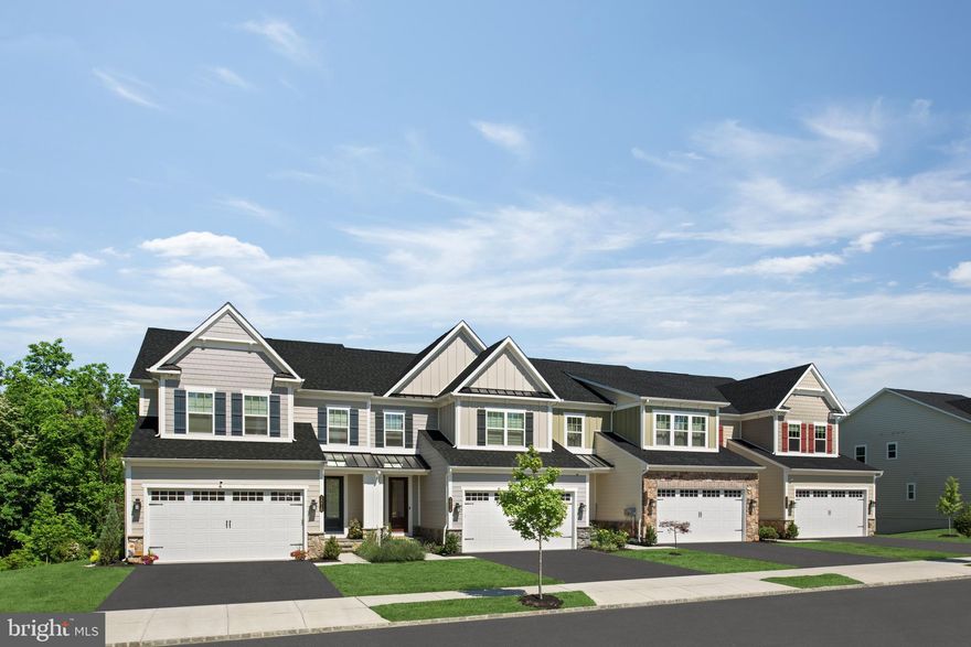 Luxury  townhomes in a spectacular estate setting near Rt. 100, 202, the 322 bypass, and West Chester Borough. You can have the best a single-family home has to offer with  large and inviting spaces, lots of light, plenty of closet space AND have the convenience and practicality of townhome living. NVHomes Northshire makes it easy. Enter to the first level and youll be greeted by the open and airy flex room, perfect for formal dining; or choose the study for work-from-home convenience. The kitchen is open to the great room and a casual dining space. A family arrival center and powder room is tucked away making clutter a thing of the past. Upstairs a loft makes a cozy private gathering space while still leaving plenty of room for large bedrooms, a hall bath and a full laundry room. The primary bedroom is a private retreat and boasts a spa-like primary bath and huge walk-in closet with mirror. To top it off, your included finished basement and full bath offers even more space and versatility for entertaining, fitness or relaxation. Youre going to love the Northshire at Greystone!