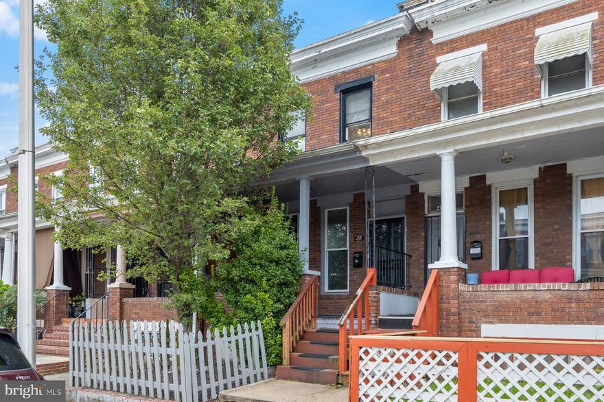 Welcome to 435 Ilchester Ave in Baltimore!  This Large 3 Bedroom 1 Bathroom Rowhome in Charles Village - Abel Historic District is a great opportunity buy with room to add value and equity.  Enjoy ample street parking out front the home, a large covered front porch and newly built rear deck and privacy fence.  The large Living Room with 10 foot ceilings offers plenty of room for your imagination.   Upstairs the Bedrooms are adequate sized and the lower level boasts additional living space as well.   Conveniently located to downtown Baltimore, Hopkin's Homewood Campus, endless shopping & dining.   Schedule a showing today!