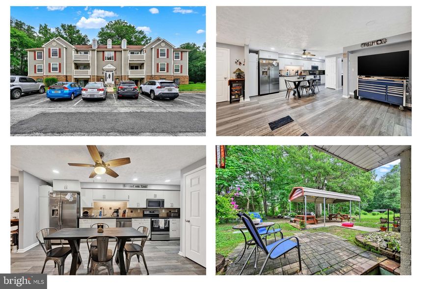 Welcome to 202 Long Cove Ln, a spacious 2-bedroom, 2-bath ground-level condo tucked into one of Essex’s most peaceful and private communities. Located just steps from the water, this home offers a wide-open floor plan with great natural light, a large living and dining area, and sliding doors that open to a private rear patio and grassy common space. The kitchen features a functional layout, full appliance package, and plenty of cabinet space—with room to personalize and add value. Both bedrooms are generously sized, and the primary suite includes a private full bath. A dedicated laundry nook in the hallway offers added convenience with in-unit washer and dryer. The Long Cove community provides exclusive water access with a private pier on Sue Creek, wooded walking trails, and a picnic pavilion—just minutes from Rocky Point Park, Eastern Blvd, and waterfront dining. Whether you're downsizing, investing, or looking for a low-maintenance home you can make your own, this one offers space, potential, and a rare location in one of Essex’s hidden gems.