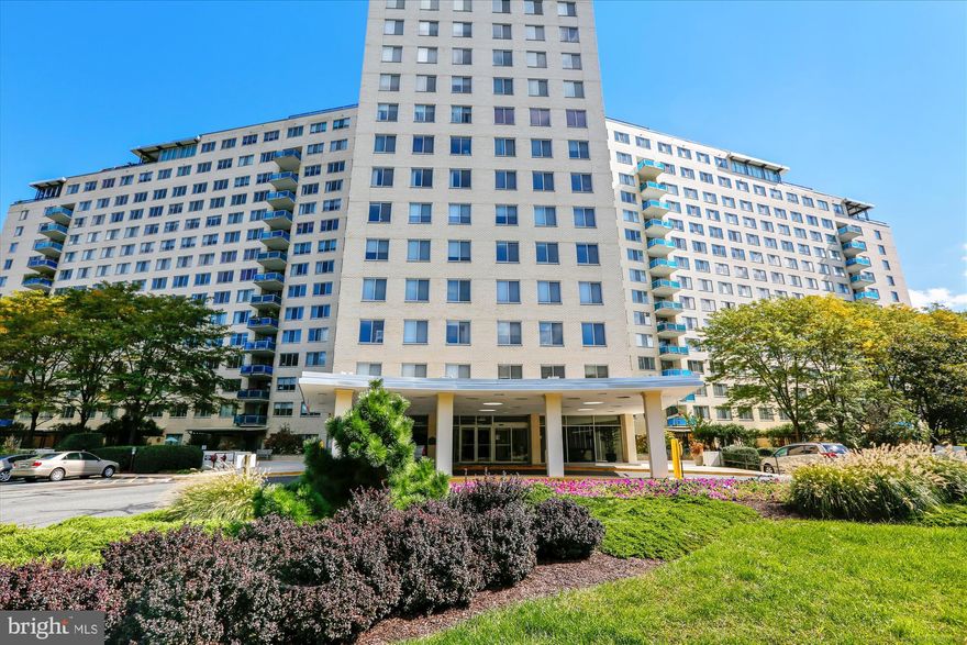 Experience luxury living in this stunning 1-bedroom, 1-bath condo with breathtaking panoramic views from a spacious balcony. Perfectly located near the elevator, this home features a gourmet kitchen with granite countertops, wood cabinetry with roll-out drawers, an added breakfast bar, and a cozy gas fireplace. Enjoy modern touches like electric blinds in the living room and abundant closet space for storage. Includes one garage parking spot.
The Grosvenor community offers resort-style amenities: pool, tennis courts, fitness center, park, lake, an updated laundry facility with over 20 washers & dryers, and a wonderful 5 star Grosvenor Market just outside your door to buy groceries,  Steps from Grosvenor Metro and Strathmore, this location combines convenience and elegance.