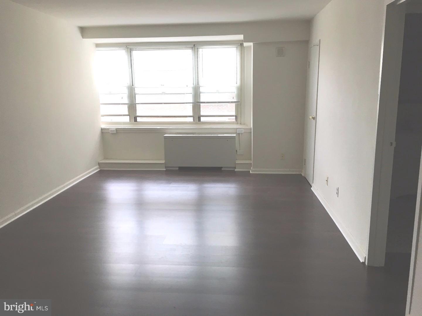 Studio apartment in a beautifully maintained high rise building with the perfect Rittenhouse Square location! Steps to restaurants, shopping, and cultural institutions. Walking distance to Philadelphia's finest universities and hospitals. Amenities include 24/7 desk clerk, on-site laundry facility, communal roof top deck, and fitness center. Bike parking available in basement. Unit is approximately 461 square feet with great closet space! Rent INCLUDES electric/heat and basic cable. First month/last month's rent and one month security deposit due upon signing of lease.$45 application fee per applicant. Building move-in fee is $110 plus $150 refundable deposit upon inspection. Moves permitted only on weekdays. Building requires tenants to purchase renter's insurance. Both owners are PA real estate licensees.