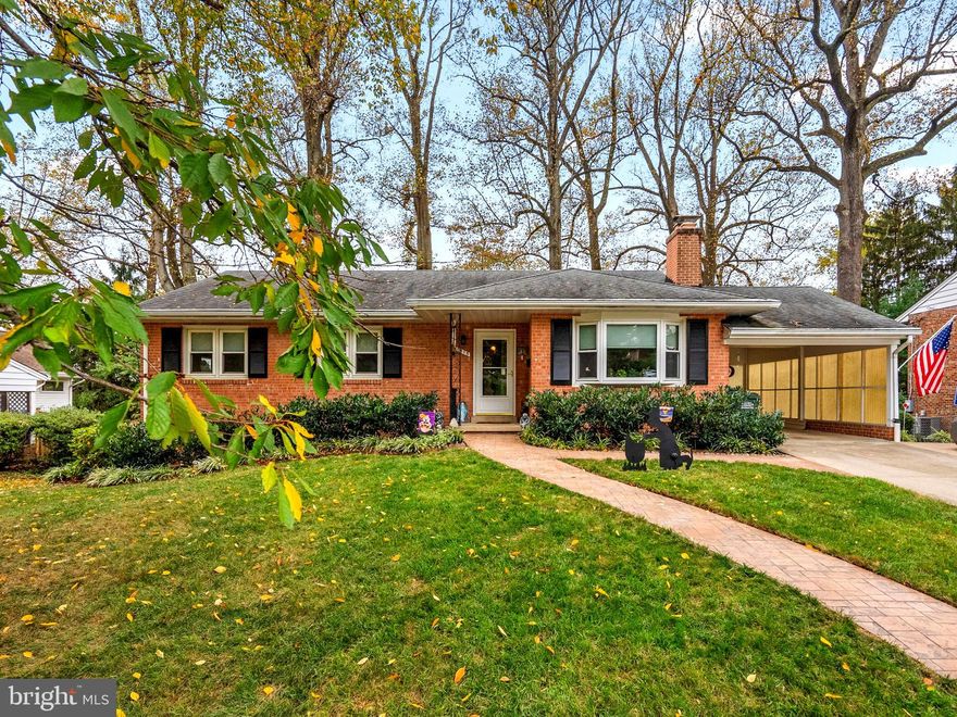 Welcome to this beautifully maintained 3-bedroom, 3-bath solid brick home in sought after Westwood Park, just off Shreve Road near I-66 and the Beltway and just over 2 miles to the West Falls Church Metro Station! Located in the Marshall High School District, this charming home offers a spacious layout with a lovely sunroom addition and a full, light-filled walk-out basement. Step inside to a welcoming foyer with a large coat closet leading to the living room featuring a bay window and cozy wood-burning fireplace. The separate dining room is perfect for special gatherings, while the updated kitchen with 42” wood cabinetry and Silestone countertops is sure to please. A pair of French doors from the kitchen and dining room open to a stunning sunroom wrapped in windows on three sides for unobstructed leafy backyard views! Three bedrooms, including the primary bedroom with an ensuite bath and walk-in shower and hall bath complete the main level. Downstairs, the expansive lower level has full daylight windows and a sliding glass door to the lovely yard enclosed by a cedar privacy fence backing to permanent greenspace. Brand new carpeting and recessed lighting in the large recreation room is the ideal spot for playdates and game day entertaining! A powder room with plumbing rough-in to easily add a full bath, a utility room, and generous storage area offer great potential to create additional finished space. The hardwood floors are newly refinished, and the entire interior has been freshly painted making the home move in ready. Other notable updates include new siding on the sunroom, new storm doors, a chimney liner, brick repointing, a new sliding glass door, stamped paver walkway, a whole-house generator, and a radon mitigation system. This turn-key home combines comfort, style, and convenience in a sought-after location—welcome home!