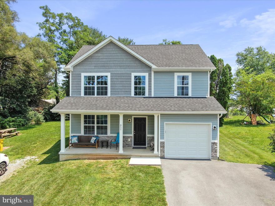 Welcome to 852 Jefferson Avenue! Only 6 years young, this custom built single family home with no HOA will not disappoint! Meticulously maintained throughout, you will find LVP flooring on the main level, granite counters, and stainless steel appliances. Upstairs, 3 carpeted bedrooms, lovely primary bathroom, guest bathroom, and laundry area.  Primary bedroom has vaulted ceiling and large walk in closet.  Close to all the amenities; shopping, restaurants, casino, schools, and perfect for those commuting into NOVA, MD, or DC.