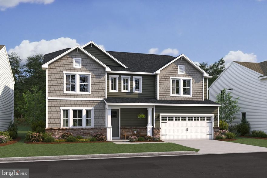 Welcome to Estates of Tuscarora, a brand-new community offering 1+ acre homesites within close proximity to commuter routes, shopping, parks, and Historic Downtown Martinsburg! This is the starting price for a To-Be-Built CANTERBURY home. This 2,738 SF 2-Story colonial home includes a 2-car garage, 5-bedrooms, 3 baths on an unfinished basement, with an option to finish the recreation room and full bath. Offering an open floor plan, this home is perfect for both comfortable living and entertaining. This home includes an extra bedroom and full bath on the main level, ideal for guests, in-laws, or a flexible living space! The upstairs includes a loft area, 3 secondary bedrooms, laundry room and spacious Primary Bedroom with a private luxury bathroom. Included features: Kitchen Island, Granite Kitchen Countertops, Stainless Steel appliances, 42" Cabinets with hardware, Luxury Vinyl Plank Flooring in Foyer, Kitchen, Dining Area, and Family Room, Ceramic Tile flooring in Full Baths with Shower wall tile, to name a few! There is also an option to select a Farmhouse, Classic, or Loft Look for an all-inclusive upgrade throughout the home. Call and schedule your personalized appointment today! Ask about our closing cost assistance with the use of KHovnanian American Mortgage. **Photos are virtually staged renderings and may not reflect the starting price included finishes for the floor plan. Pricing and promotions are subject to change without notice. See Sales Consultant for more information**