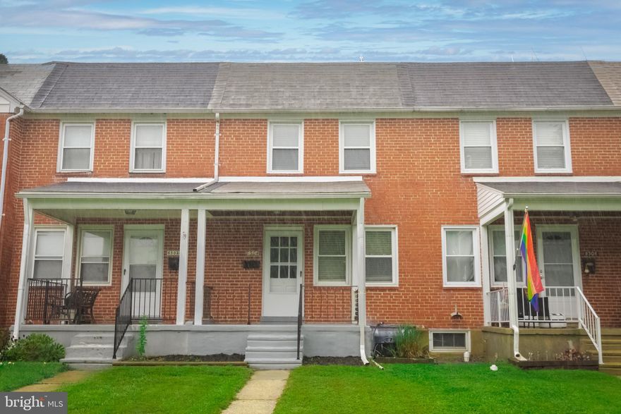 Welcome to 8304 Dalesford Road in the conveniently located neighborhood of Loch Raven Heights! This brick, colonial-style townhome features 2 bedrooms and 1.5 bathrooms. The main level offers brand-new carpet, paint, and trim throughout. The kitchen has been fully renovated with new cabinets, stainless steel appliances, and gorgeous quartz countertops. Both bedrooms are located on the upper level and have new carpeting and fresh paint. The hall bathroom has also been freshly updated and it even has a sky light! A generously sized recreation/bonus room can be found in the lower level with a half bathroom 
and laundry/utility room completing the lower level.  Further upgrades include a new roof, and a recently replaced hot water heater. This property has a lot to offer and won't last long, so schedule your showing today!
