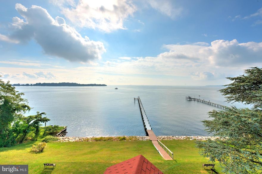 UNDER CONTRACT. SHOW FOR BACK-UPS. Great price for this spectacular view of the Chesapeake Bay on 3 private acres just 6 miles to downtown Annapolis, 30 min to Baltimore and 40 min to DC. Enjoy your 300 ft. pier, 5 car detached garage and attached lighthouse can be separate residence w/ 5 beds, 5 baths, kitchen and living area. High ceilings and beautiful views from nearly every room.
