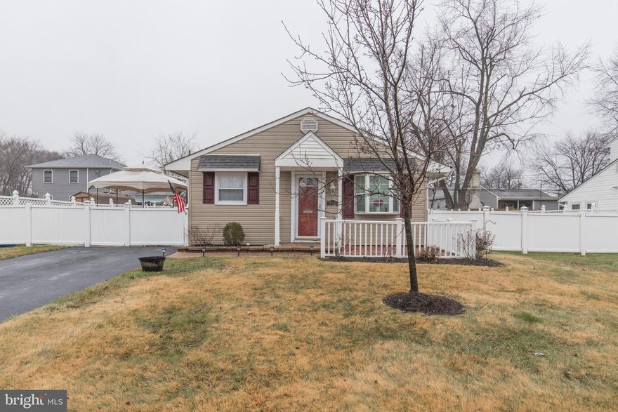 New Price! Welcome home to this absolutely beautiful 3-bedroom ranch nestled in the Fairless Hills neighborhood. Located in the award winning Pennsbury School District! This home has been meticulously cared for and nicely updated both inside and out! An extended driveway that can easily fit two cars leads to the paver sidewalk and front porch area. Add a set of rocking chairs and enjoy the front patio this spring. Enter directly into the large living room complete with loads of windows to allow natural light to stream in. Newer flooring has been installed throughout the entire home for a cohesive look and pops nicely against the neutral paint. The wall between the kitchen and living room has been opened and transformed into a breakfast bar with pendant lighting above. Keep an eye on guests while entertaining or enjoy a quick meal before running out. The kitchen includes ceramic tile flooring, granite countertops and tile backsplash. Appliances include gas range, built-in microwave, dishwasher and French door refrigerator that s only 3 years old. The dining area is in the kitchen and provides views through the glass patio doors to the backyard. If you enjoy outdoor entertaining, this layout it perfect! The cement patio is just outside the kitchen and is large enough to hold an outdoor dining set and BBQ grill! The entire backyard is surrounded by white vinyl privacy fencing, making it feel like your own private oasis. There is plenty of open yard to add a play set, extend the patio, create a garden/flower bed or leave open to enjoy lawn games or let your furry family members roam.  Two sheds are situated in the backyard as well to house outdoor furniture and equipment for extra storage. All three bedrooms include laminate flooring, ceiling fans and receive great sunlight. The two spare bedrooms feature crown molding! The laundry room fits side-by-side washer/dryer (only 1.5 yrs old) and includes additional cabinetry for storage. The bathroom has been beautifully updated with beadboard detailing, decorative chair-rail, newer mirror, oversized vanity, and the shower/tub includes a tile surround. The roof was replaced in 2011 and the hot water heater and HVAC were installed in 2013. Within walking distance to Pennsbury High School. Surrounded by shopping & restaurants, close to Rt. 1 and I-95 and only a 3-mile drive to Sesame Place. If you are looking for a move-in ready home in Pennsbury School District, this is it! Give us a call today to schedule your private tour.