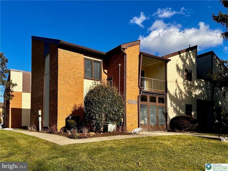 Discover comfortable, low-maintenance living in Meadowyck, a quiet and well-kept suburban neighborhood perfectly positioned just off Route 222, offering effortless access to I-78 and Route 309 for commuters. Despite its peaceful setting, this location places you moments from everyday conveniences, including Hamilton Crossing Shopping Center with Costco, Target, restaurants, and more.
This meticulously maintained second-floor condo features a bright and open living/dining room, a cozy wood-burning fireplace, and an eat-in kitchen complete with all appliances and a spacious walk-in pantry. The large bedroom offers a walk-in closet, and the home includes a full bathroom, central air, in-unit washer/dryer, and a private covered balcony—the perfect spot to start your day with a cup of coffee. Enjoy low taxes and a low monthly condo fee that covers water, cable TV, landscaping, exterior maintenance, snow removal, trash, plus access to the community pool and clubhouse. Experience the ease of suburban living with unmatched convenience—schedule your showing today!