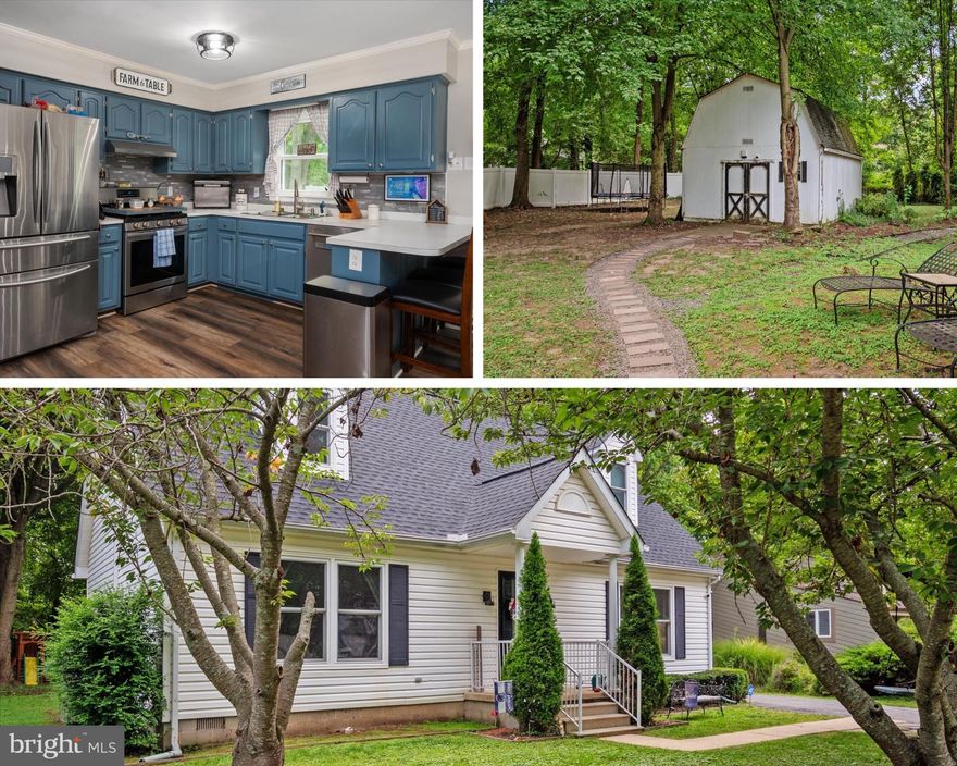 Welcome to Bay City, where this charming Cape Cod offers a perfect blend of modern upgrades and classic coastal living. Just three houses from the water, this 5-bedroom, 2-bathroom home sits on a spacious lot, inviting you to enjoy the Kent Island lifestyle.

Inside, you'll find luxury vinyl plank (LVP) flooring, a main level office, and a convenient main level bedroom with a full bathroom. The kitchen is a chef’s dream with upgraded appliances and a custom pantry. Upstairs, there are four large bedrooms and a second full bathroom.

Step outside to your private oasis featuring a patio and a large barn with a loft and electric—perfect for a workshop or extra storage. The home boasts a new roof, new windows, new HVAC system for the upstairs, and new carpet on the stairs and upstairs hallway.

Bay City offers a host of community amenities, including a boat ramp, waterfront pavilion with a fire pit, and a brand-new waterfront park. Located just 5 minutes from the Bay Bridge, shopping, and restaurants, this home is the ideal spot to embrace the best of island living. Don’t miss your chance to make this your new home!