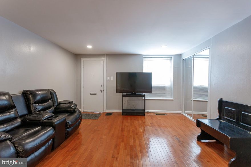 Welcome to this spacious 4-bedroom, 2-bath home located in the heart of Manayunk, just one block from Main Street and directly across from Pretzel Park. Enjoy walkable access to Manayunk’s vibrant restaurants, shopping, and public transportation, including regional rail and bus lines. The home has been freshly painted throughout and is move-in ready. The main level features hardwood flooring and recessed lighting, leading to a functional kitchen with ample cabinetry, full-size appliances, and space for a dining table. Just off the kitchen is a convenient laundry area with a washer and dryer. From the kitchen, step outside to a private rear patio with alley access, providing a versatile space for outdoor seating, grilling, or convenient bicycle storage. Moving upstairs, the home offers four generously sized bedrooms featuring contemporary bamboo flooring and larger-than-typical closets and storage areas. This level features two full bathrooms, including a brand-new, recently added upstairs bath. Both bathrooms have been finished with a neutral color scheme, modern tile, and updated fixtures; one features a large walk-in shower, while the second offers a tub-shower combination with a built-in niche. Street parking is typically available along the streets beneath the nearby elevated train line, often more accessible than in many other Manayunk locations. With fresh updates, substantial bedroom sizes, and an unbeatable location across from Pretzel Park, this home offers a wonderful opportunity to experience everything Manayunk has to offer.