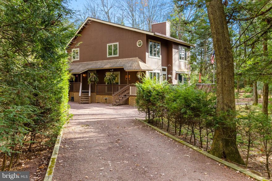 Charming Pocono Mountain Home with Lake Access, Hot Tub & bonus entertainment room!

Welcome to Echoing Pines, a spacious and highly sought after retreat in the heart of the Pocono Mountains, perfectly situated just steps from community lake access. This beautifully designed and well maintained 3-bedroom and 3-bath home offers versatile living space perfect for full-time residence, a vacation getaway or a high-performing rental investment.

The home has been professionally decorated with thoughtful design elements throughout, creating a warm, cohesive and inviting atmosphere in every room. Interior highlights include: An open-concept living and dining area ideal for entertaining and gatherings, a spacious primary bedroom with a private en-suite bathroom, a fully equipped kitchen with ample storage, central A/C for year-round comfort and a bonus entertainment room, perfect for family fun or added rental appeal. Exterior highlights include: A wrap-around deck offering scenic mountain views and the perfect space for outdoor relaxation, an extended backyard featuring your own private hot tub, an oversized garage, additional storage space and a wood shed for convenience and practicality.

This unique mountain home blends year round comfort, flexible living and strong rental potential just minutes to Big Boulder, Jack Frost ski resorts, state parks, and local dining and entertainment. 

The property includes two adjacent lots.