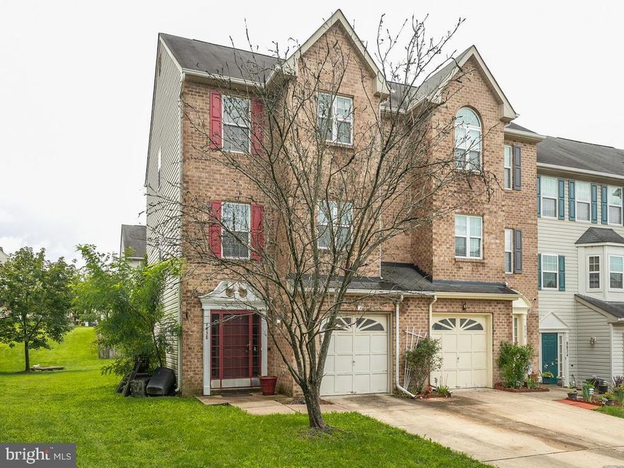 The possibilities are endless in this home! This property features a main entry walk-in, flowing into a beautiful family room/ bedroom conversion with its own half bathroom. Making your way to the main level features a Huge living room with plenty of entertainment space and a formal dining area. This home features a large sit down deck accessible from the living room. Main level features an open floor concept with carpeted floors and tiling in the kitchen. Kitchen has beautiful granite counter tops and white appliances. Main level also features a very spacious half bath for guest to enjoy. Walking to the upper level of the home, features three bedrooms, to include a huge master suite, with a spacious walk-in closet, original vanity sinks,and a lovely shower/ jacuzzi SOAK IN TUB! Home is an end unit with a large attached garage with endless side and rear yard space. Property is also only walking distance from Surratts High School and only five minutes from Walmart, Shopping Centers, Nail Salons, Car Washes, Eateries, etc.