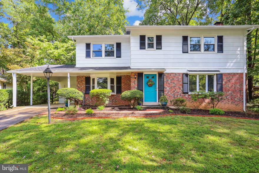 This gem is located near the end of the tranquil main street in the sought-after community of West Riding & Diamond Courts.  This owner has added fresh paint and updates for the next owner, affording the next owner a move-in home.. The entry level features all hardwood and new tile floors, a tranquil screened-in porch with ceiling fans, bay windows in the living room and dining room. The bedroom level features 3 spacious bedrooms, an updated hallway bathroom, in addition to the primary bedroom and en-suite bathroom. All bedrooms are graced by hardwood floors. The lower level features a large recreation/bonus room featuring a brick hearth fireplace, a full bathroom, laundry area and ample storage and workroom space. The driveway and 1-car covered carport with additional storage and a side-entry to a bonus room on the main level, which can be used as an office, den, playroom. This room also accesses the screened porch.  The partially wooded backyard contains both a deck and firepit area. ROOF 2020, HOT WATER HEATER 2019. The windows on the main and upper levels have been updated as well. NO HOA! This property is within the City of Gaithersburg - enjoy the benefits this city offers its residents! The public elementary school, Diamond Elementary, is located within the neighborhood, as is Diamond Farm Park, with neighborhood access to the trails of Seneca Creek Park. Nearby the Quince Orchard Plaza and Kentlands, with many shops and dining venues. Convenient to NIST, Medimmune/Astrazeneca, Quiagen and Novavax, and well as many other biotech companies. Less than 10-minute drive to the convenient I-270 exit and the MARC train parking lot for commuters to DC, and a nearby park and ride bus to Shady Grove Metro. The virtual tour shows the floorplan and additional photos/views of the yard and other rooms.