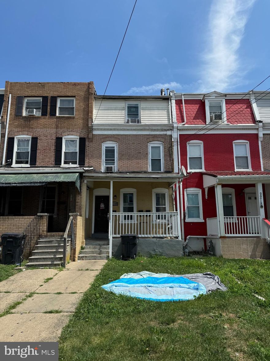 Welcome to the North side of the City of Wilmington!  A hustling and Bustling community of commercial, mixed use and residential composition within an ear shot of places of worship, educational facilities, local highways and more!  This interior row building has been thoughtfully transformed over the years into a legitimate triplex featuring all separate systems, a fire escape and three modern floor plans consisting of two bedrooms each.  Fully occupied and performing curtosuey of professional management, with tenants paying near market rate rents, this property is positioned to slot in nicely to an experienced investors portfolio, or the aspiring investor to purchase and step into immediate cash flow.  Open and airy front porch for relaxing tenants and entertainment.  Each floor across the threshold has its own unit, all with secondary means of egress down to the rear yard.  Full basement houses two out of three furnaces and all three hot water tanks as well as one of the electrical panels.  Main unit entrance into living space, flanked by dining/kitchen and then hallway leading to two bedrooms serviced with one full bath.  Second and third floors enter into kitchen areas with full baths behind, then front/rear bedrooms with living space in the middle.  Located along bus route with ample parking on both sides of the street makes access for tenants a breeze.  Excellent opportunity, run the numbers and lets make a deal!