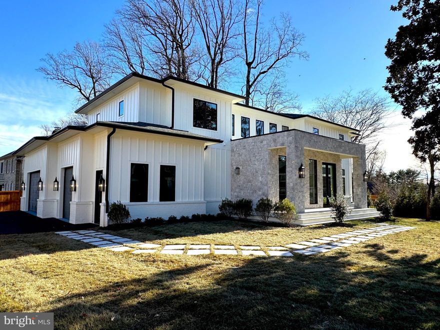 Special builder financing 4.99%! Pool approved! Don't miss out on this amazing opportunity situated on a fully fenced and gated .36-acre lot. A collaboration between award-winning Apex Homes and Jason Scott Custom Homes, the features and amenities are representative of a much higher price point.
A few of our luxury features:
-8000 Square Feet; 6 Bedrooms with 7 Baths
-Stone and Hardie exterior
-12-foot ceiling height on entire main level with oversized Pella Windows and Doors!
-Custom Kitchen with huge island 4” miter edge and 7’ Custom Porcelain Hood  
-Large Fully Fenced Yard with Automatic privacy gate
-Oversized 3/6 car with lifts garage with epoxy flooring
-10” White Oak Flooring Throughout; amenities and selections typical of a much higher price point
-Restoration Hardware Lighting throughout
-Custom Iron Stair Rails and walkover bridge
-Approved optional swimming pool
-Spider Web Insulation package
-For the complete feature list, please contact listing agent.
-Schools: Nestled in the esteemed Bradley Hills/Pyle/Whitman school district and just minutes to Landon private school, Georgetown Preparatory School and Holton-Arms School. 
This rare gem offers the pinnacle of refined living. Proximity to the Kenwood Golf and Country Club, Chevy Chase Club and Congressional Country Club.