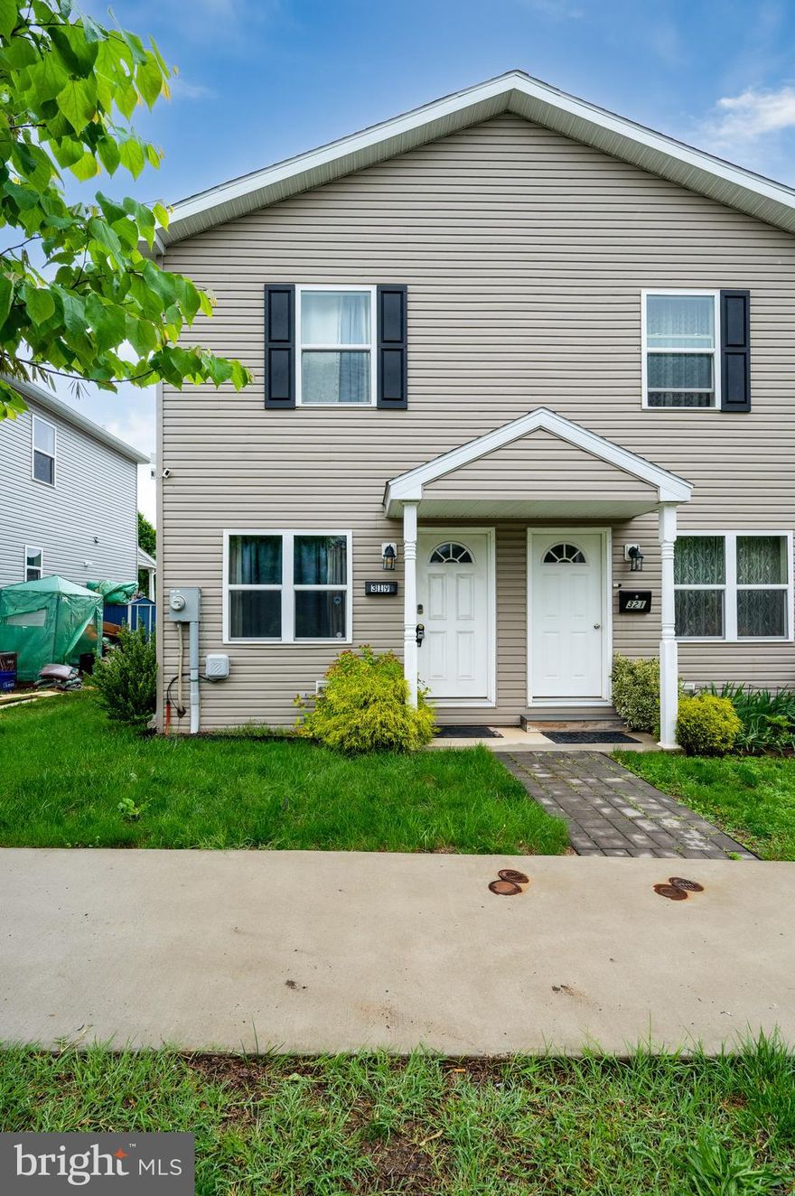 Hard to find newer construction in the City, in the beautiful Millmont neighborhood.  This semi is just 4 years old and is in almost new condition.  Three bedrooms and two FULL baths with a full basesment, and off-street parking to the rear of the home.  Very modern style with vinyl flooring throughout.  Quick possession possible.