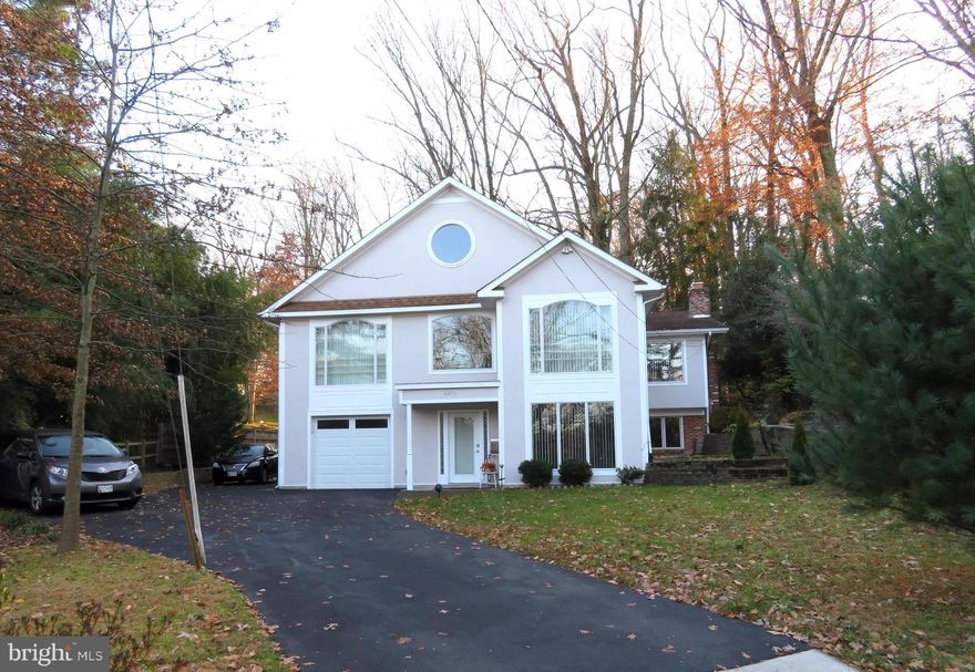 Updated & expanded 4BR/3BA GEM on private cul-de-sac in sought after Bradley Park area of $3M+ homes & ambassadorial residences. 2-story foyer, atrium windows, master's suite w/sitting room, 1st floor in-law suite with wet bar; sauna, stone patio, deck. 2011 addition made total area over 3000 sq ft. Close to DC, VA, I-495/270, airports. Burning Tree-Pyle-Whitman cluster. By appointment.