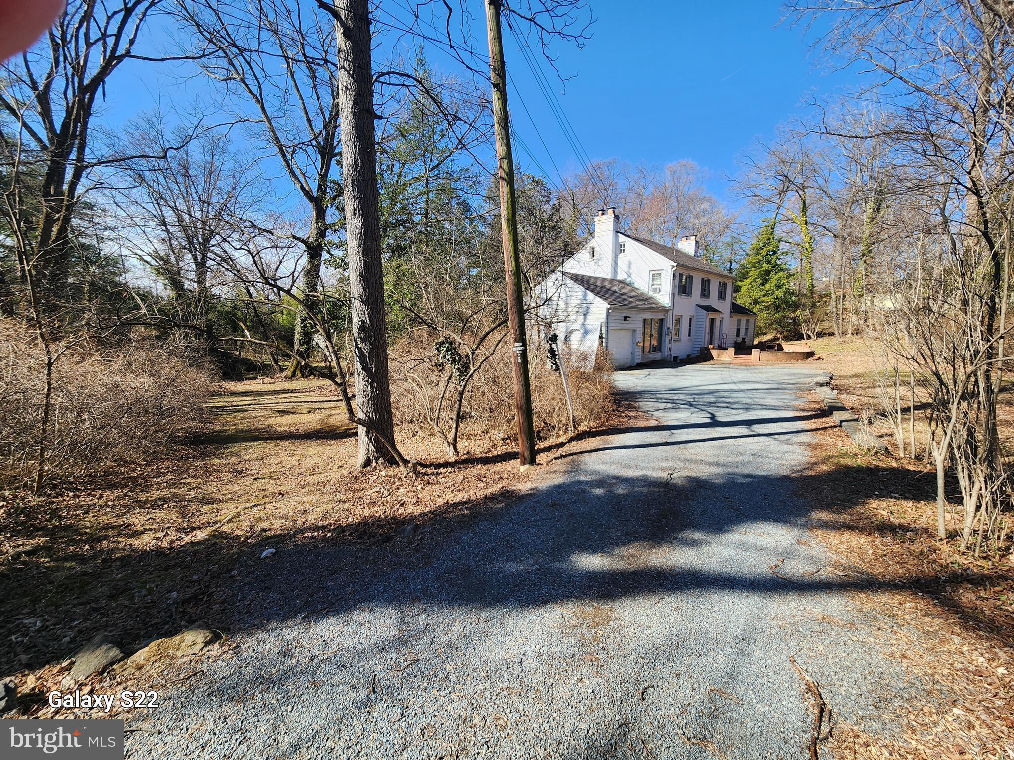 Great opportunity for new custom dream home on oversized (one acre+) lot in popular Bannockburn Heights. Nicely wooded, wide frontage. Existing house (three bedroom brick colonial) on private well, public sewer, but all utilities available at site. Value is in the land. Survey in Documents. Call lister to walk the site.