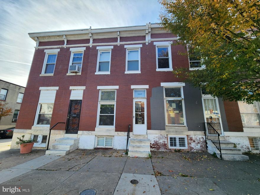 ONLINE AUCTION: Bidding begins 11/18/2025 @ 10:00 AM. Bidding ends 11/20/2025 @ 11:20 AM. List Price is Suggested Opening Bid. Deposit: $5,000.00.

This two-story townhouse is located in Midtown-Edmondson neighborhood of Baltimore City. Residents can enjoy the nearby attractions such as Patterson Park, Northeast Market, and Johns Hopkins Hospital. The property is vacant.  The site also benefits from access to major roadways via Washington Boulevard / Interstate 95 / US-Route 1 corridors, facilitating connections to the broader Baltimore region.
